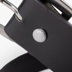 OGL Vintage Buckle Leather Belt - Black 15 OGL Vintage Buckle Leather Belt - Black -Denim Clothing-Iron Heart International ogl full vtg blk 5