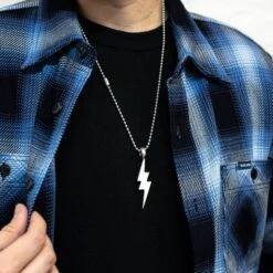 GOOD ART HLYWD Shazam! Pendant Size B - Sterling Silver