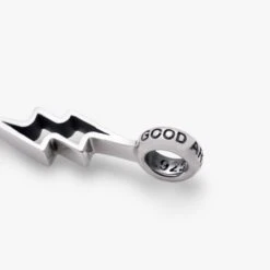 GOOD ART HLYWD Cutout Shazam! Pendant Size AA - Sterling Silver -Denim Clothing-Iron Heart International ps shazam cutout aa 2