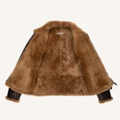 Sonder Supplies X Simmons Bilt Seal Brown Modified B-6 Flight Jacket -Denim Clothing-Iron Heart International ss b 6 4