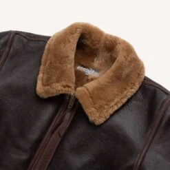 Sonder Supplies X Simmons Bilt Seal Brown Modified B-6 Flight Jacket -Denim Clothing-Iron Heart International ss b 6 5