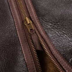 Sonder Supplies X Simmons Bilt Seal Brown Modified B-6 Flight Jacket -Denim Clothing-Iron Heart International ss b 6 9