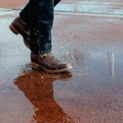 Wesco® - 10" Horsehide Engineer Boot - Brown. The "Mister Lou" -Denim Clothing-Iron Heart International wesco mrlou brn 10